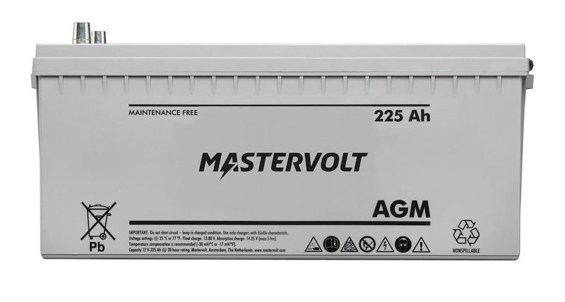 Mv Mastervolt 62002250 12/225 Ah Agm Battery