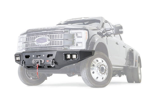 Ascent HD WARN 107181 Front Bumper, Fits: Ford SD F450 & F550 (2017-2021)