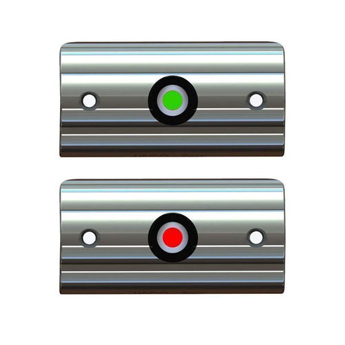 Rub Rail Mounted Taco Navigation Lights for Boats Up to 30' - Port & Starboard Included