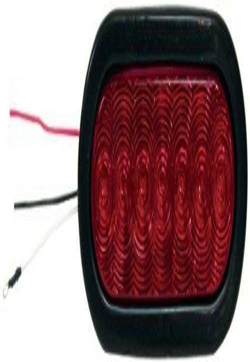 Piranha Peterson V420KR-3 Red 3" LED Oval Stop, Turn and Tail Light Kit