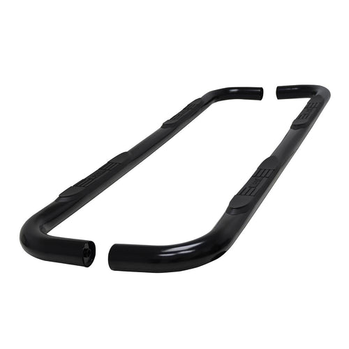 Westin E-Series 23-4125 3 Round Nerf Bars fits 2019-2025 Silverado Sierra 1500 Double Cab (Exc 2019 Silverado LD/Sierra 1500 Limited) Black Pair