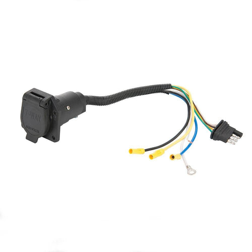 7-Way Blade TOWSMART to 4-Way Flat Trailer Light Wiring Adapter