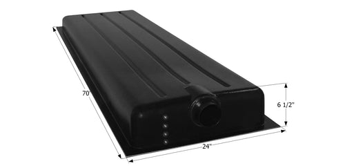Holding Tank ICON 12425, HT192A-ED, 70x24x6 1/2, 28 Gal.