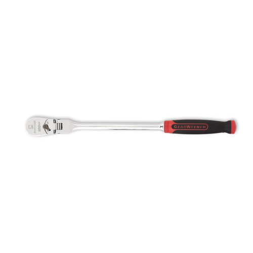 3/8" GEARWRENCH 120XP Flex Head Teardrop Ratchet with Dual Material Handle, 13-1/2" - 81210P