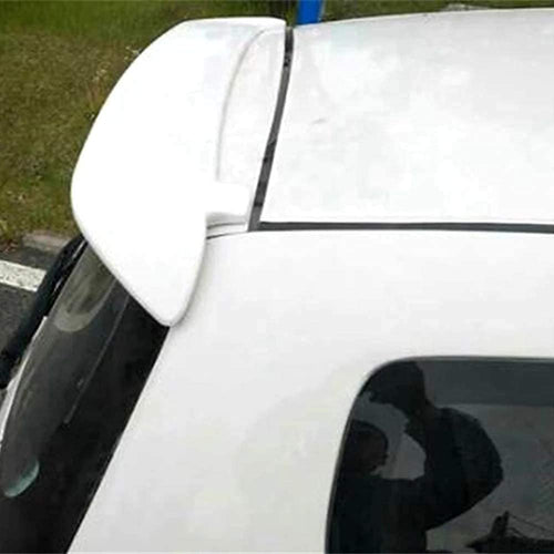 car ABS tailgate roof spoiler for JAZZ Fit 20048211;2007 2005 2006, rear tailgate for long wind wing, support for styling(White)