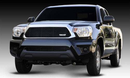 2012-2015 Tacoma T-Rex Grilles Billet Grille, Black, 1 Pc, Insert - PN #20938B