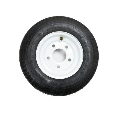 Kenda Loadstar Bias Tire & Spoke Steel Wheel Assembly, LRC, Galvanized, 5 on 4.5