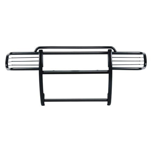 Van Grille Guard TrailFX E0027B Fits Ford Transit-150 2015-2019 Steel 1-Piece Gloss Black Powder Coated Grille Guard with Brush Guard Includes Mounting Hardware