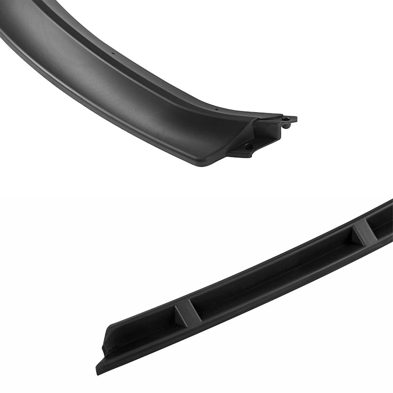 Matte Black Spec-D Tuning Front Bumper Lip Spoiler Splitter Compatible with 2014-2017 Volkswagen Golf MK7