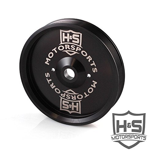 6.6L GM Dual CP3 Pulley (Black)