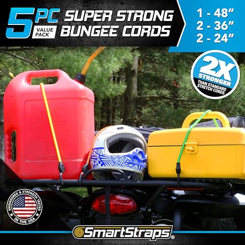 Bungee Value Pack Assortment SMARTSTRAPS 119 Super Strong, (Pack of 5)