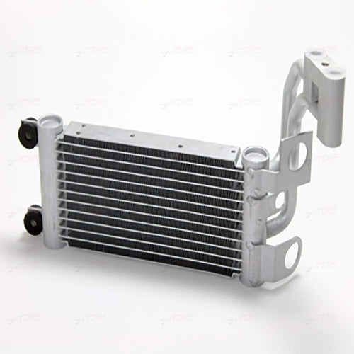 Fluid Cooler CSF, 11.375 x 9 x 1 in, Plate and Fin Type, OEM Inlet/Outlet, Aluminum, Black Powder Coat, compatible with BMW M3 2008-13, Each