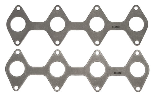 SCE Exhaust Gaskets Header/Manifold Gasket, 1.500 in Round Port, 0.150 in Thick, Graphite, Ford Modular, Pair