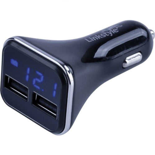 Dual USB Sea-Dog Power Plug w/Voltage/Amp Meter