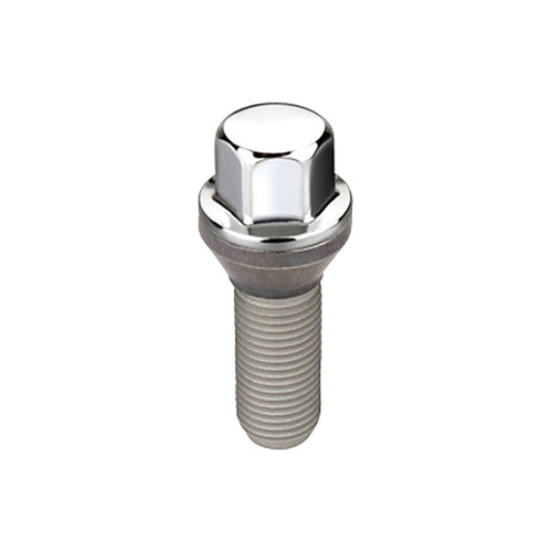 Chrome McGard M14 x 1.25 Thread Size Cone Seat Lug Bolt, (Pack of 50)