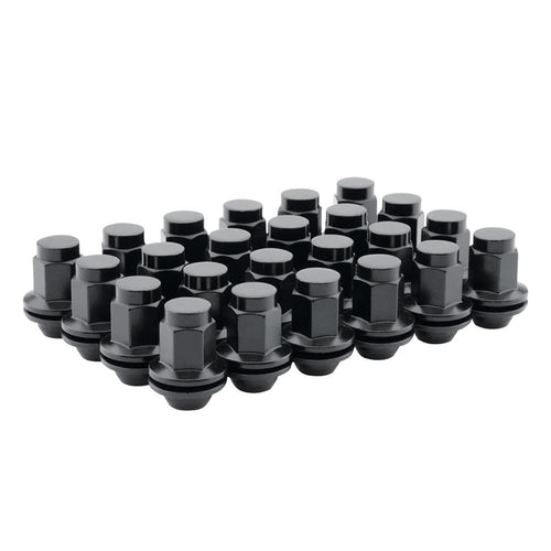 Lug KIT, Method Race Wheels - M14X1.5, MAG Shank, Black, DUALLY (Sprinter), 24 Pieces