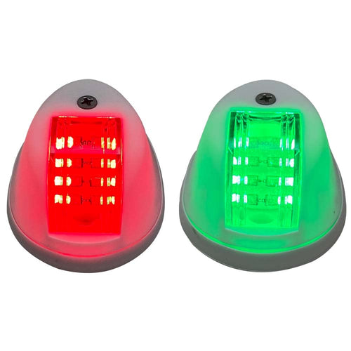 Marine Sport Lighting Bow Light Marine Fit 12V-24V Starboard GREEN and Port RED LED light set MSPS12WSRG