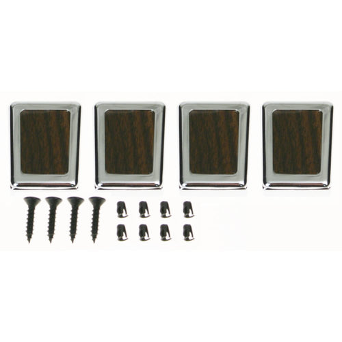 Deluxe Scott Drake C7WY-6522670-6 Door Pull End Cap Kit