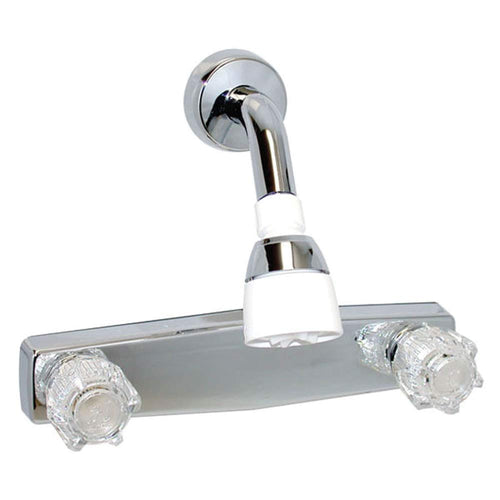 PF214334 Valterra Phoenix Faucets Two-Handle 8" Shower Valve with Shower Head Kit for Exposed Shower - Chrome