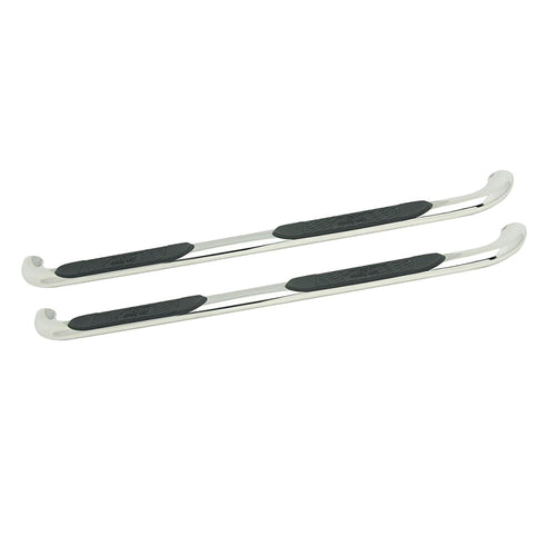 Platinum 4 Oval Nerf Bars Westin fits 2014-2018 Silverado Sierra 1500 2019 Silverado LD Sierra 1500 Limited Double Cab (Body Mount) Polished Pair
