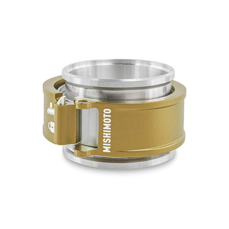 Mishimoto Quick Release Clamp Assembly MMCLAMP-QD-25GD, 2.5" Gold