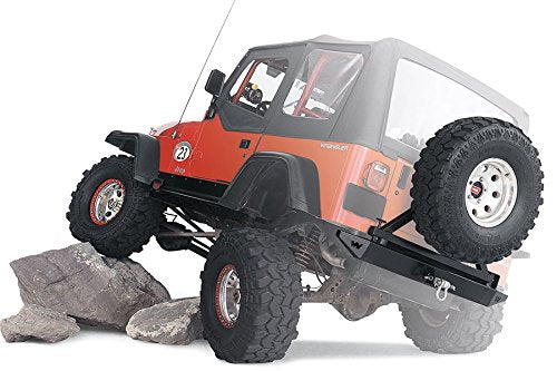 Rock Crawler WARN 61857 Rear Bumper for Jeep Wrangler YJ (1987-1995)