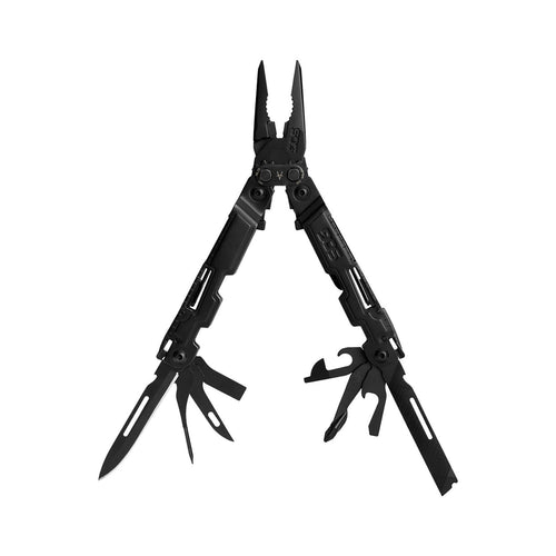 SOG One-Handed PowerAccess Lightweight Daily Pocketable Stainless Steel Multi-Tool for Backcountry| 18 Tools, Black