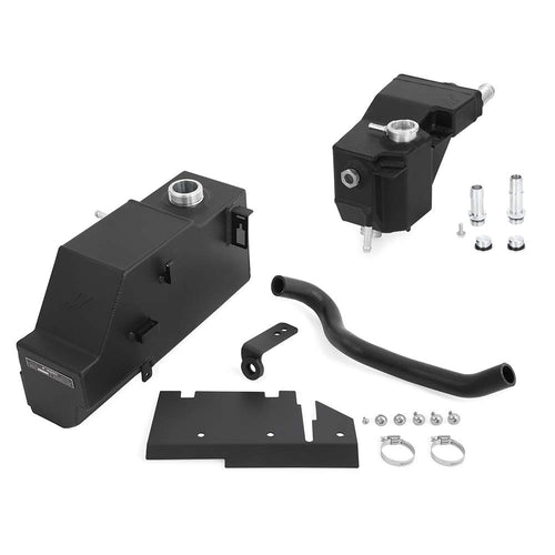 Mishimoto Aluminum Degas Tank Kit MMRT-F2D-11KMWBK, Compatible With 2011-2019 Ford 6.7L Powerstroke, Micro-Wrinkle Black