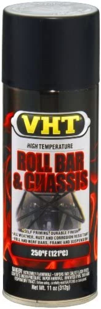 High Temperature Vht Roll Bar & Chassis Paint Satin Black 11 Oz. Aerosol - Pack of 1