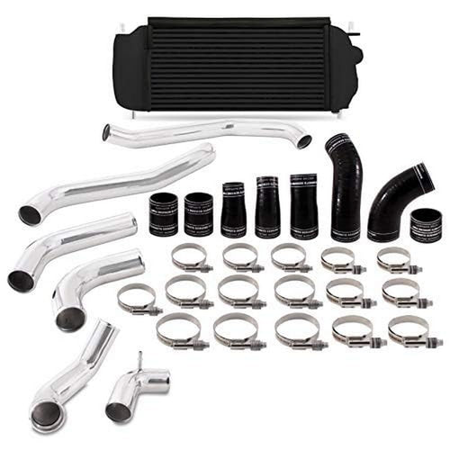 Mishimoto Intercooler Kit MMINT-F35T-17KPBK Fits Ford F-150 Raptor 2017+ Black Cooler Polished Pipe