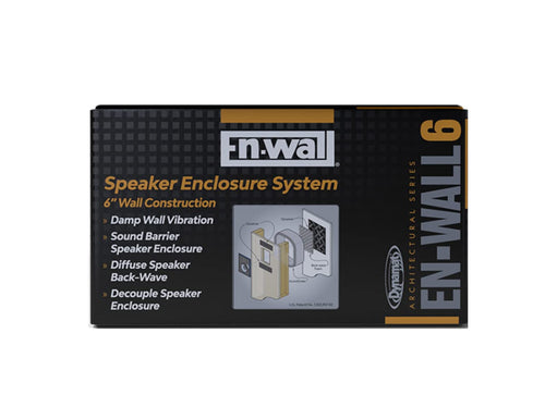 Dynamat En-Wall Speaker System Enclosure – Reduces Vibration & Projects Clearer Sound into Your Room – Easy Install – for 6 Inch Walls – Made in USA