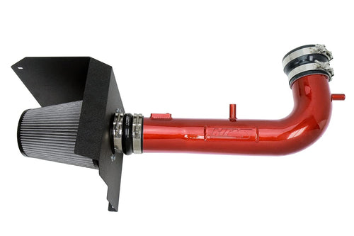 HPS Performance Air Intake Kit Red with Heat Shield Cool Ram Compatible for 14-18 Chevrolet Silverado 1500 GMC Sierra 1500 19-20 Suburban 18-20 Tahoe Yukon 15-20 Cadillac Escalade 6.2L, 827-707R