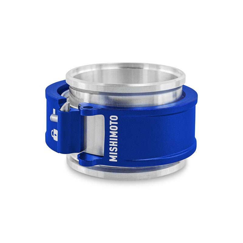 Mishimoto Quick Release Clamp Assembly MMCLAMP-QD-25BL, 2.5" Blue