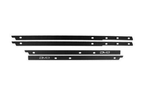 Pinch Weld Covers DV8 Offroad for 2021-2025 Ford Bronco 4-Door | Covers Up Unsightly Pinch Weld | Bolt-On Installation | Micro-Texture Black Powder Coat