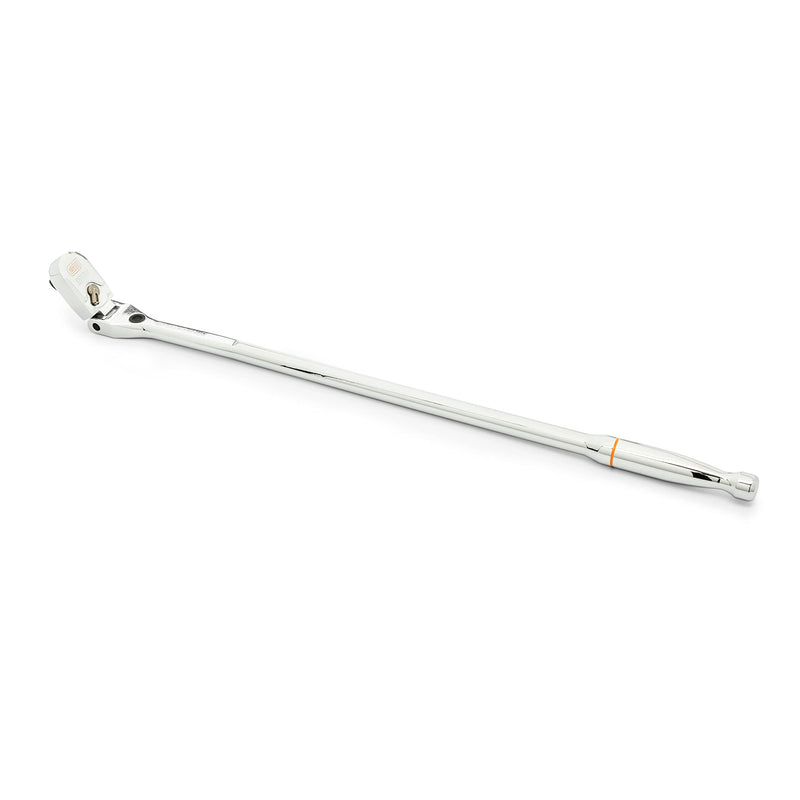 120XP GEARWRENCH 1/2" Drive Locking Flex Head Ratchet with Full Polish Grip - 25" Length - 81376