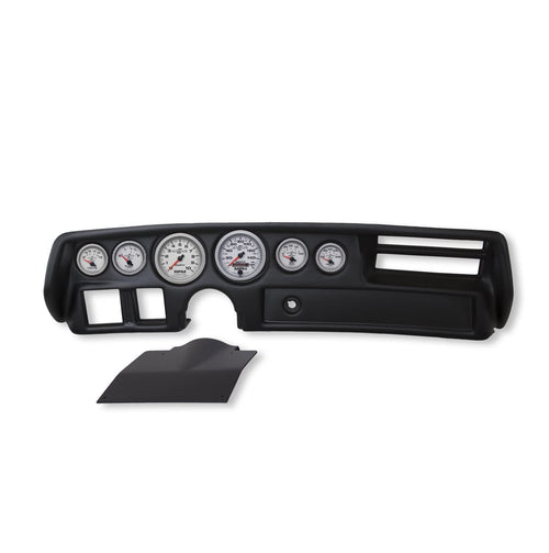 AUTO METER Direct Fit Dash Kit 2136-14, Chevelle/Elcamino/Malibu 70-72, RPM/Mph/Fuel/Oilp/Wtmp/Volt, Ultra-Lite Ii