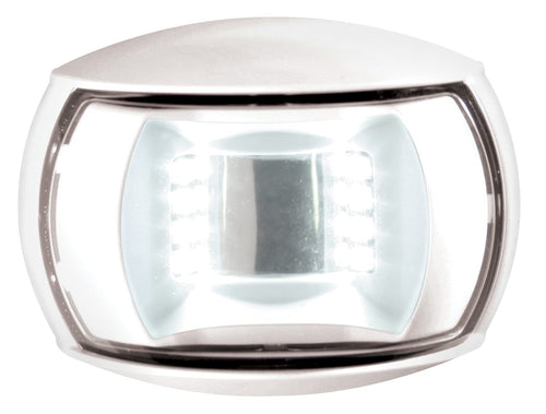 Hella 980520511 NaviLED '0520 Series' Compact White 8-28V DC 2 NM Stern Navigation Light with Clear Lens and Shroud
