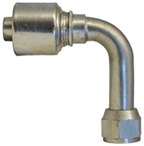Gates GLP Couplings 12GLP1-12FJX90L, Female JIC 37 Flare Swivel, 90 Bent Tube, 3/4" ID