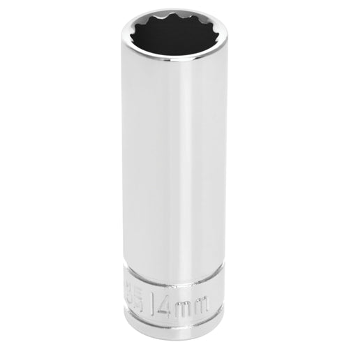 W38714 Performance Tool 3/8-Inch Drive 12-Point Socket, 14mm