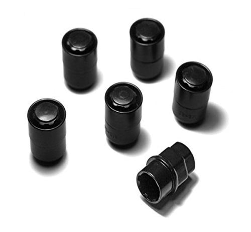 Rugged Ridge Wheel Lug Nut Lock Kit 16715.21, 5 Piece, 1/2 -20 Thread, Black