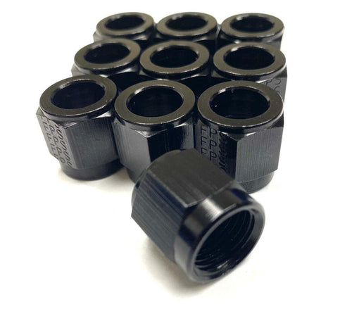 10 Pack Fragola -10AN Tube Nut Black
