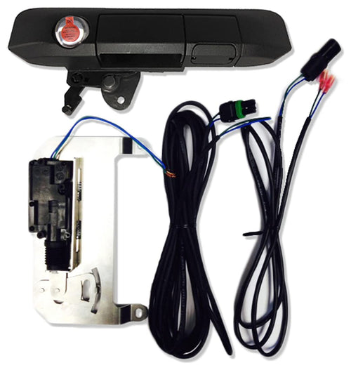 Power Tailgate Smart Lock Combo – Pop & Lock with Bolt Technology for Toyota Tacoma, Fits 2005 to 2015 Models (OEM Color Black, PL8540)