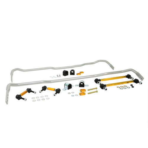 BWK002 Whiteline Sway bar, bushings, Black