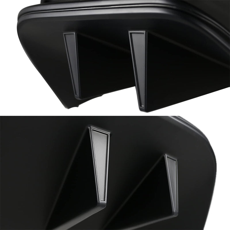 R Style Spec-D Tuning Rear Bumper Diffuser w/Side Valances Panel Compatible with 2015-2017 Ford Mustang