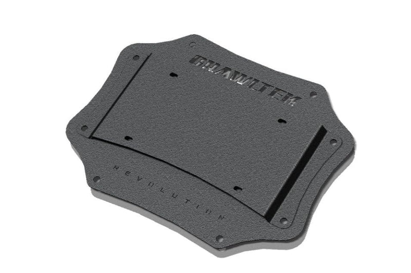 CrawlTek License Plate/Tailgate Plate Relocation Compatible with 2007-2018 Jeep Wrangler JK