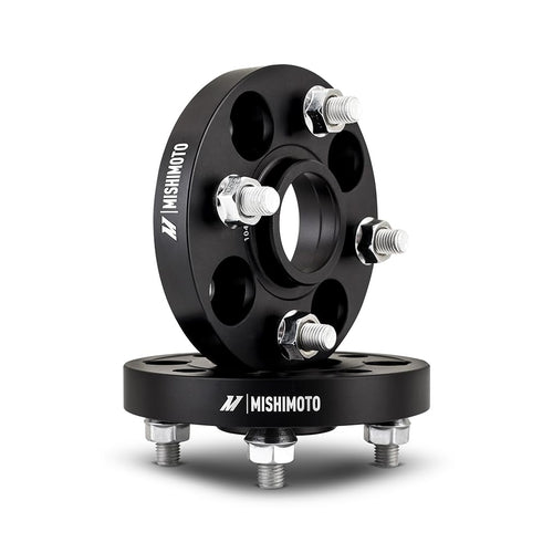 Mishimoto 4x100 Wheel Spacers, 56.1 Center Bore, M12x1.5, 30mm Thick, Black