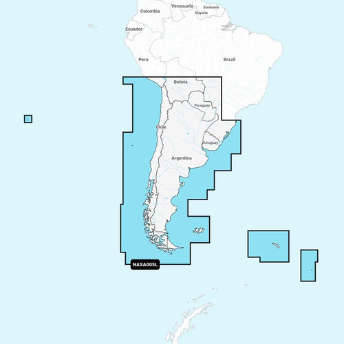 Navionics - NASA005L Chile, Argentina & Easter Island Navionics+