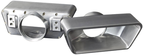 Goolsby Edition Lokar Brushed Billet Aluminum Exhaust Tips With V-Band Clamps