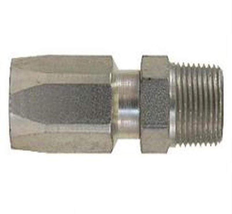Gates Field Attachable 12C5-8RMP for C5C, C5D and C5M Hose, Male Pipe NPTF, 30 Cone Seat, Steel, 5/8" ID