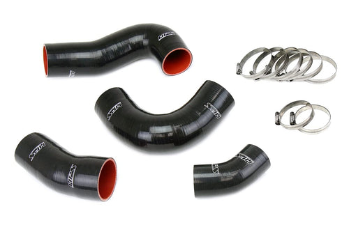4-ply HPS Black Reinforced Silicone Intercooler Hose Kit 57-1949-BLK